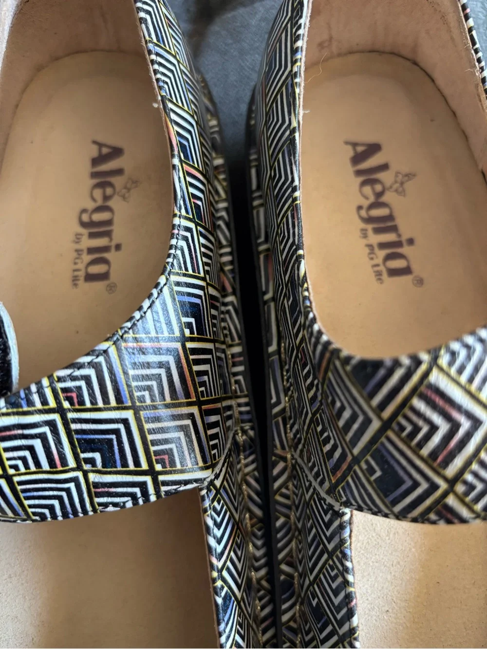 Women's ALEGRIA Paloma Pyramids Leather Mary Janes PAL-394 Size 41 (10.5-11US)
